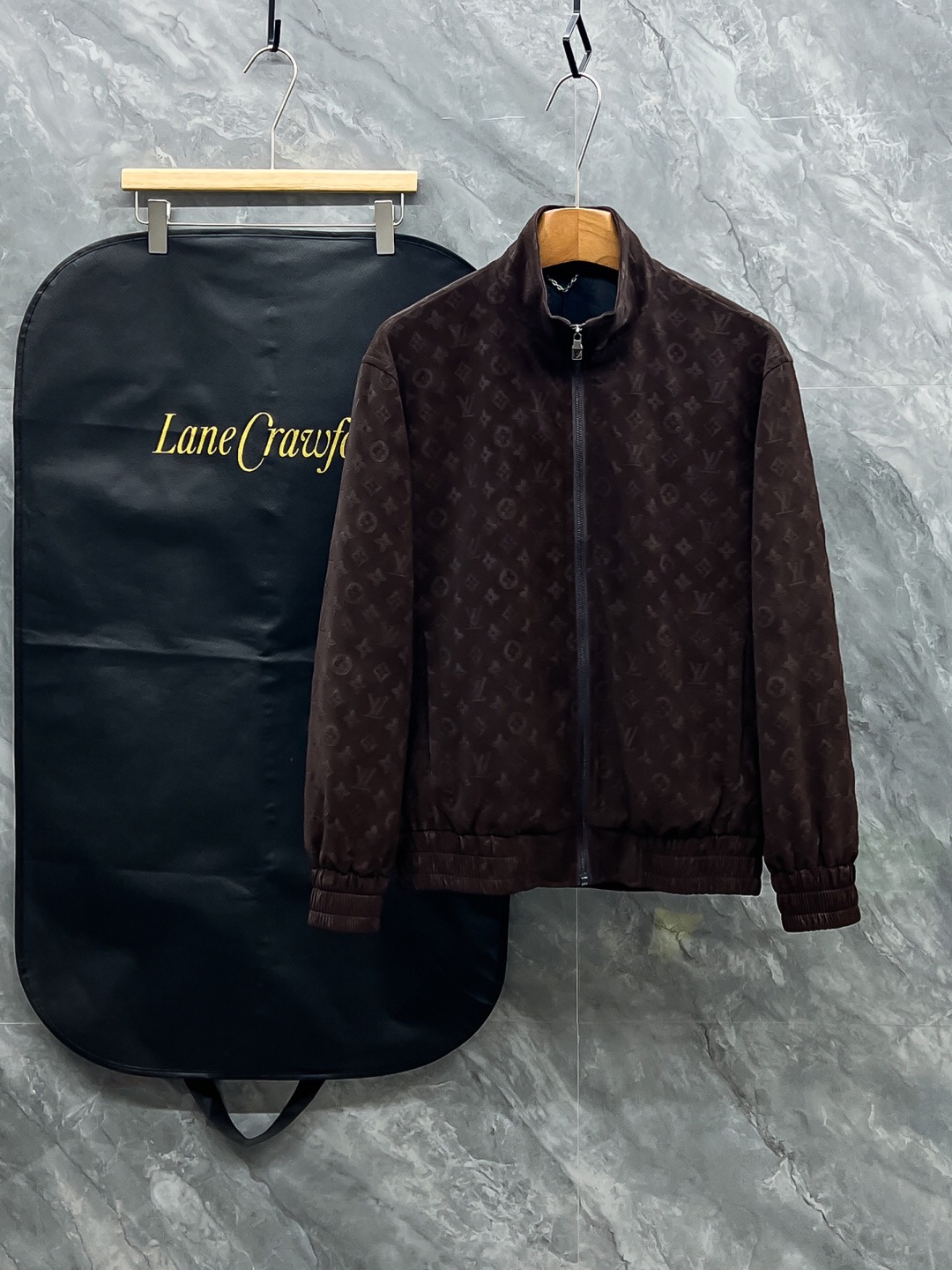 سوییشرت چرم جیر برند Louis Vuitton