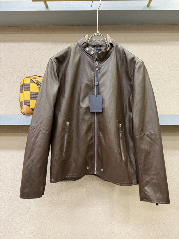 کت چرم مردانه برند Louis Vuitton
