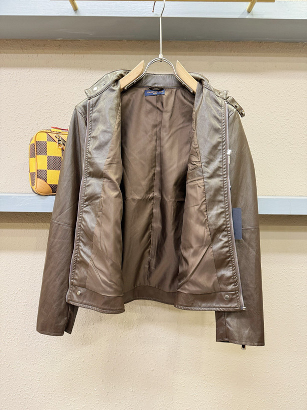 کت چرم مردانه برند Louis Vuitton