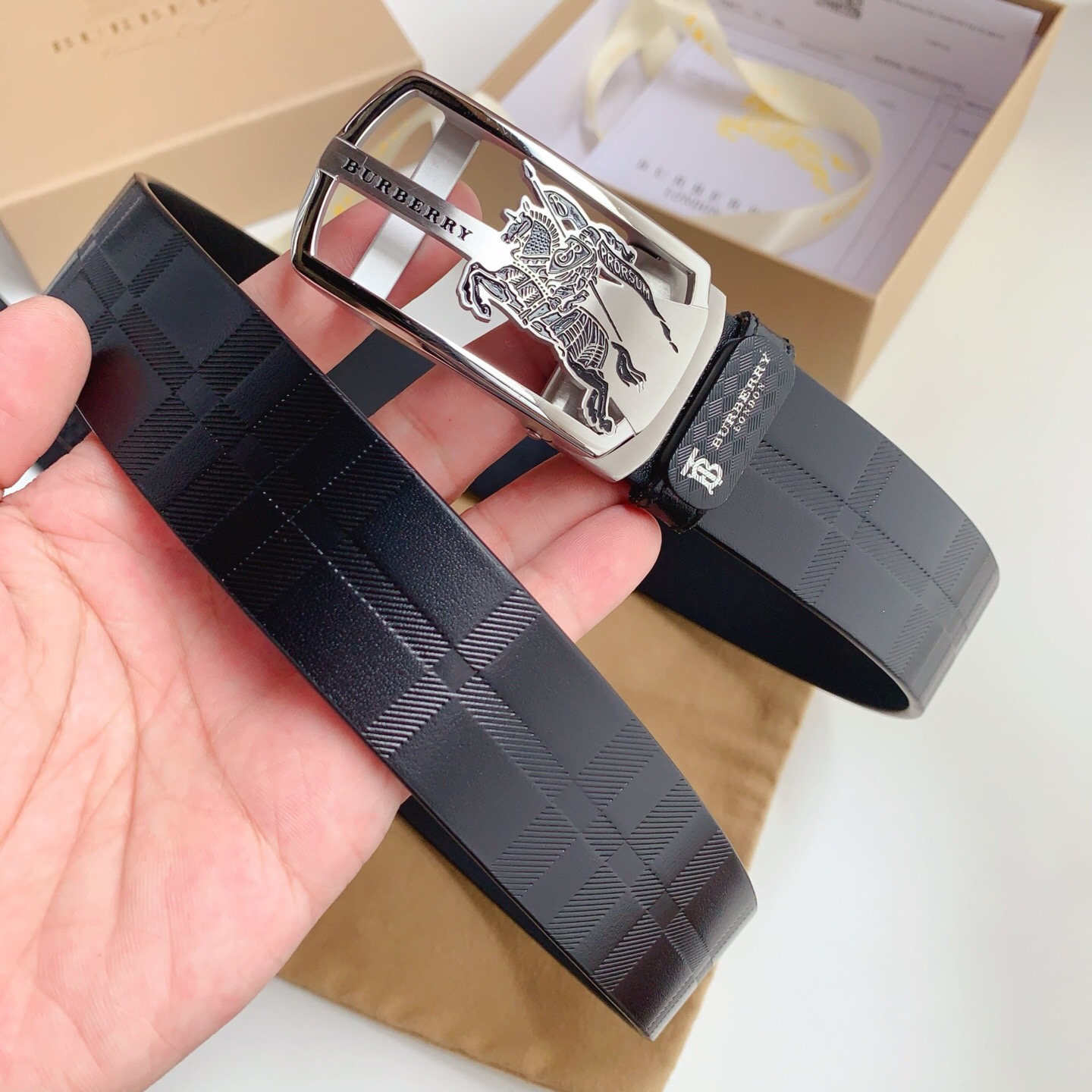 کمربند مردانه برند Burberry