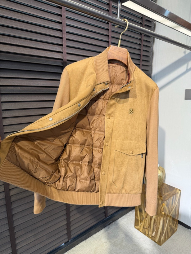 کاپشن جیر برند Zegna