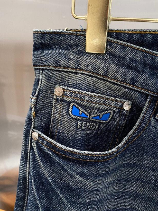 شلوار جین برند Fendi