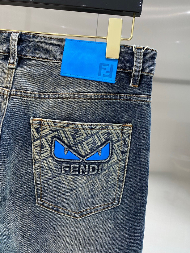 شلوار جین برند Fendi