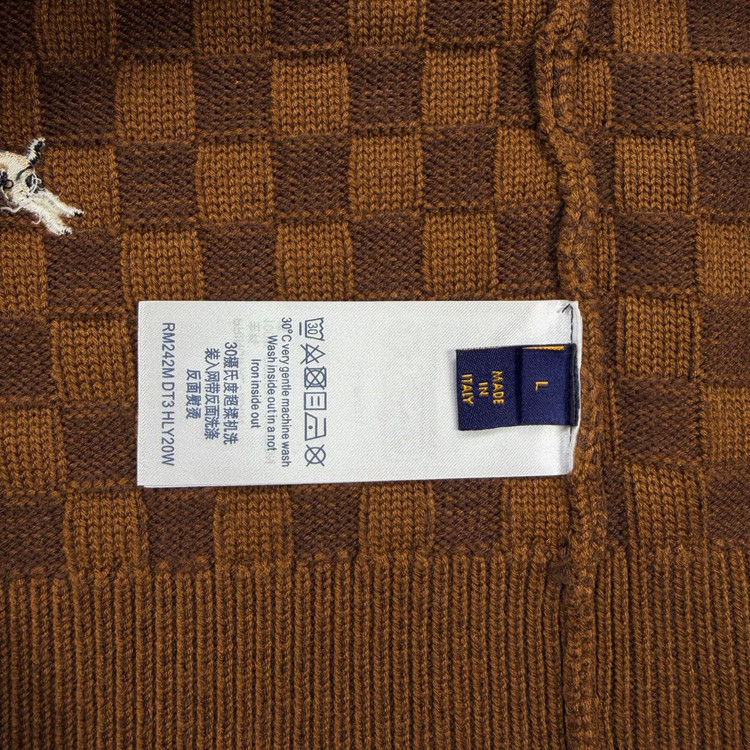 بافت یقه گرد برند Louis Vuitton