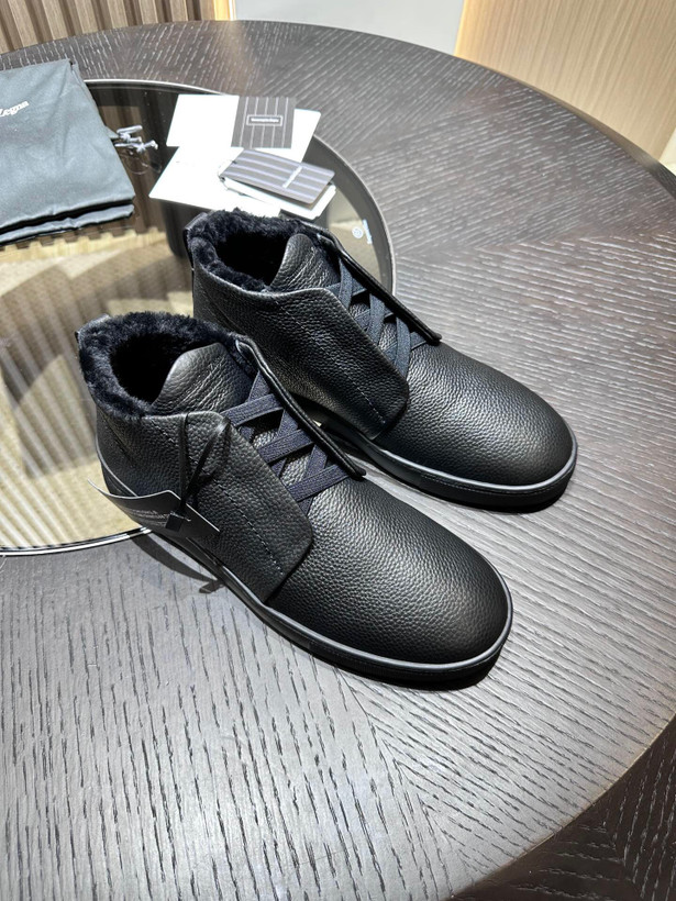 نیم بوت مردانه برند Zegna