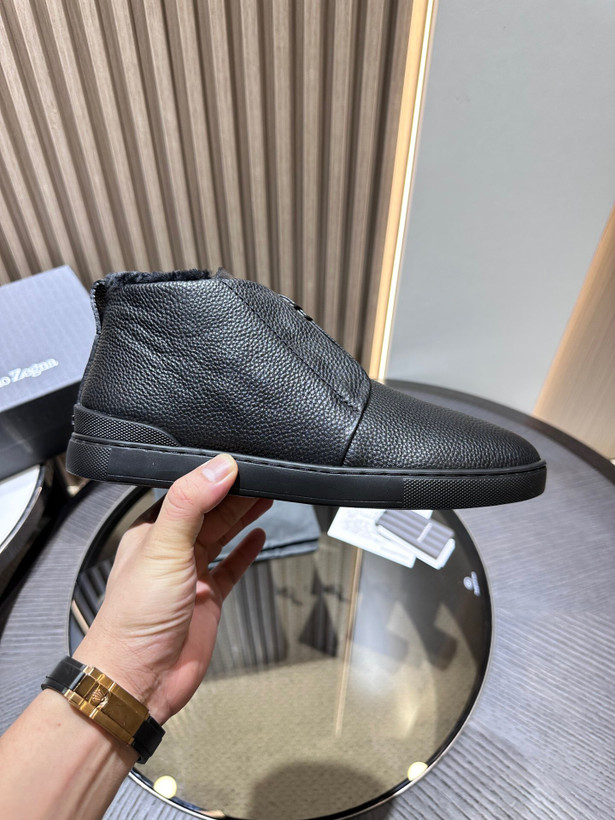 نیم بوت مردانه برند Zegna