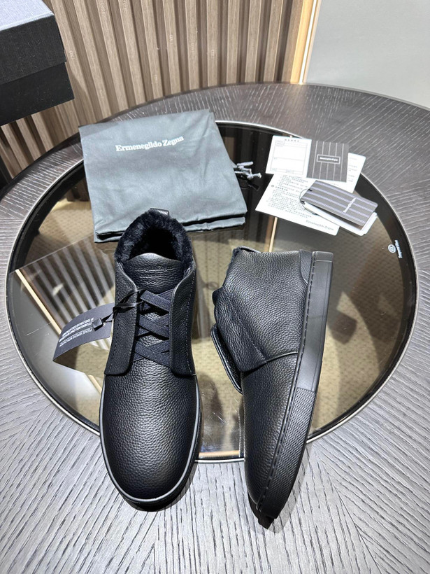 نیم بوت مردانه برند Zegna