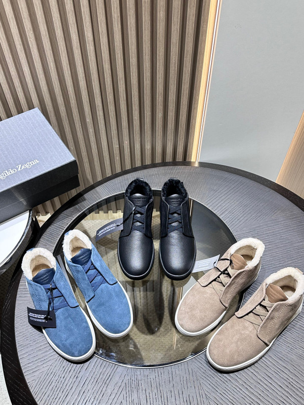 نیم بوت مردانه برند Zegna