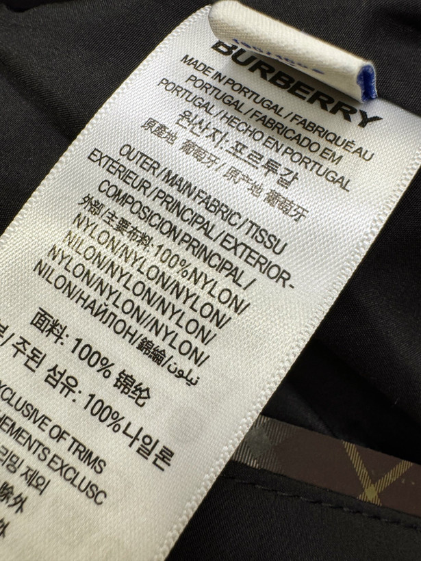 کاپشن دورو برند Burberry