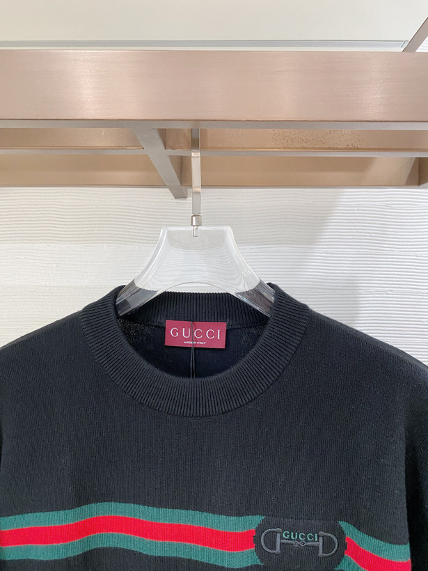 بافت یقه گرد مردانه برند Gucci