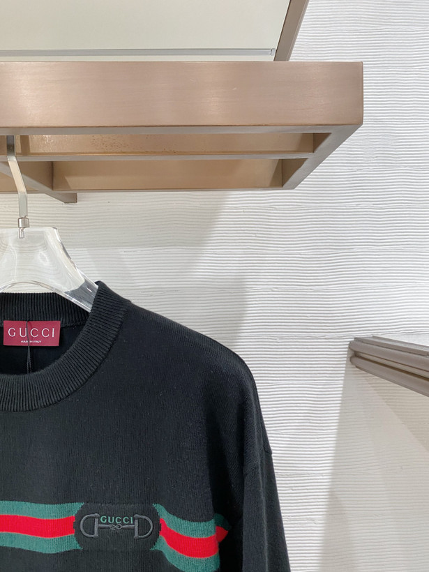 بافت یقه گرد مردانه برند Gucci