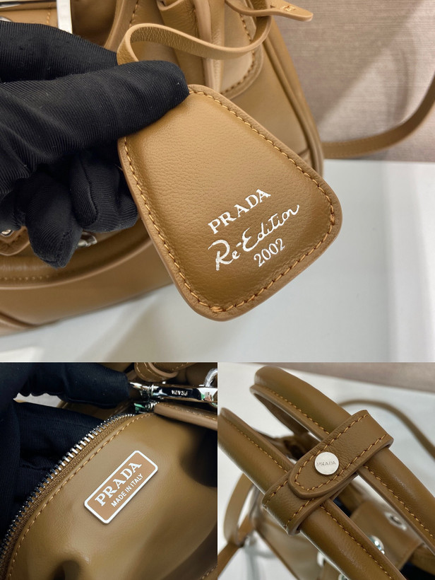 کیف چرم زنانه برند Prada