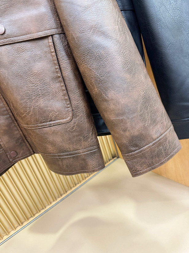 کاپشن چرم برند Prada