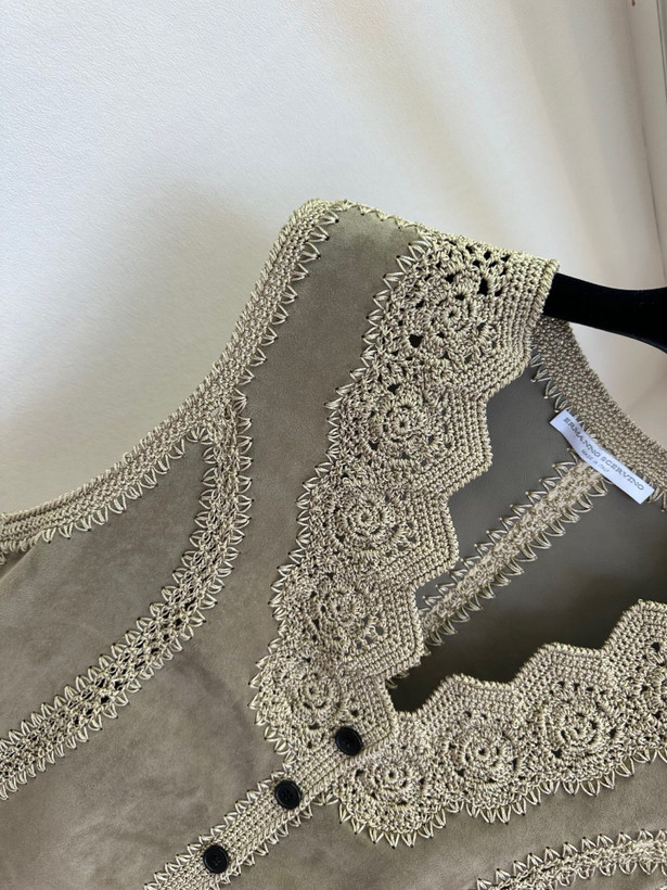 جلیقه چرم زنانه برند Ermanno Scervino