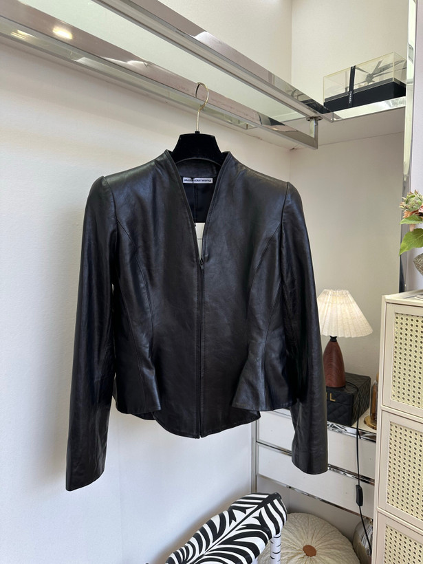 کت چرم زنانه برند Alexander Wang
