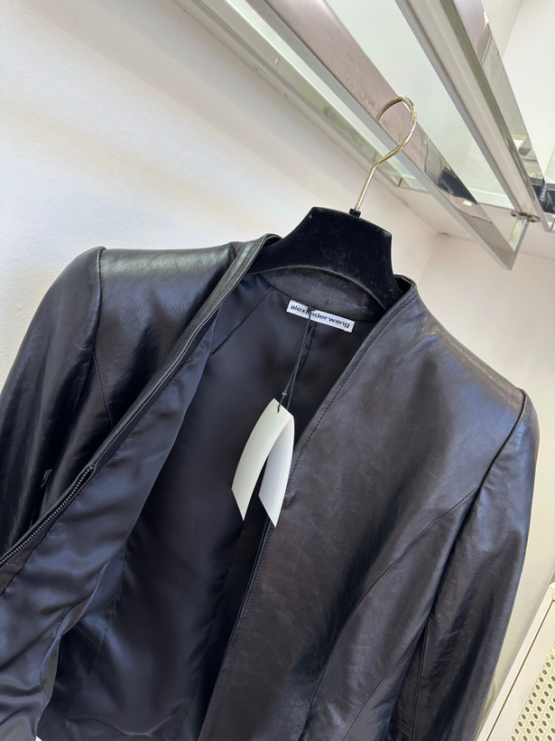 کت چرم زنانه برند Alexander Wang