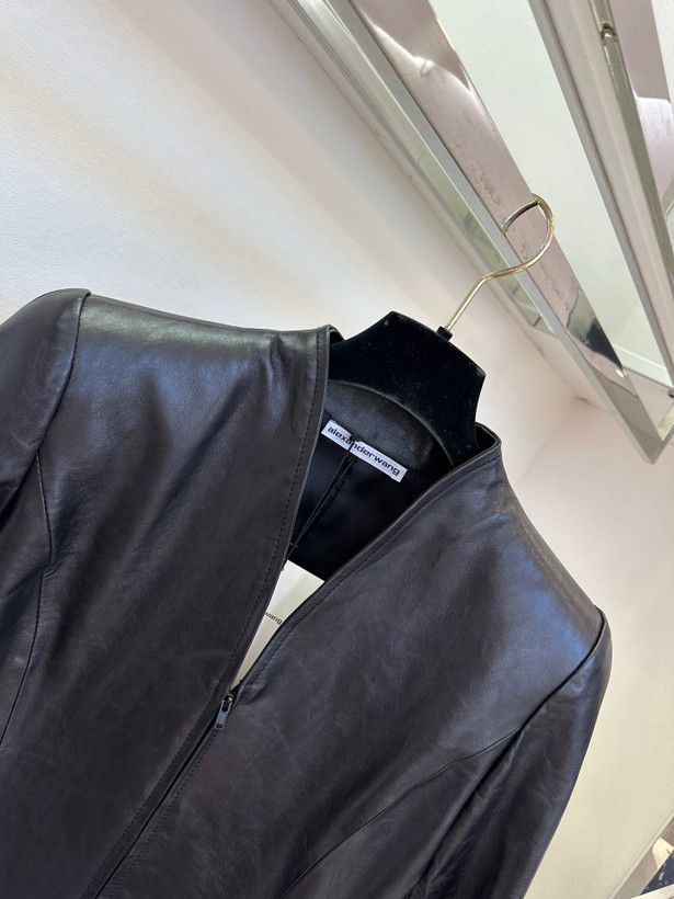 کت چرم زنانه برند Alexander Wang