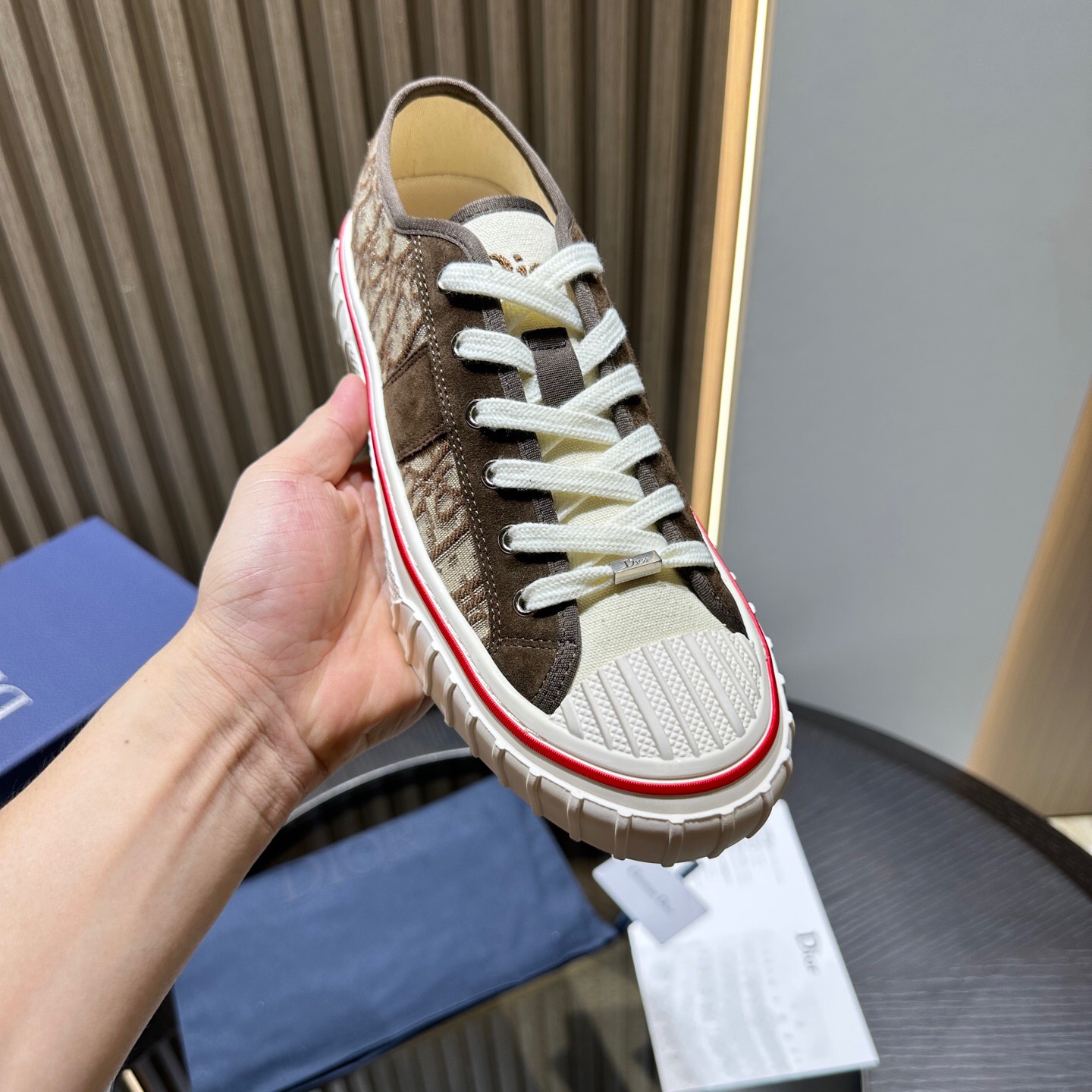 کفش کتانی برند Dior مدل Hooper