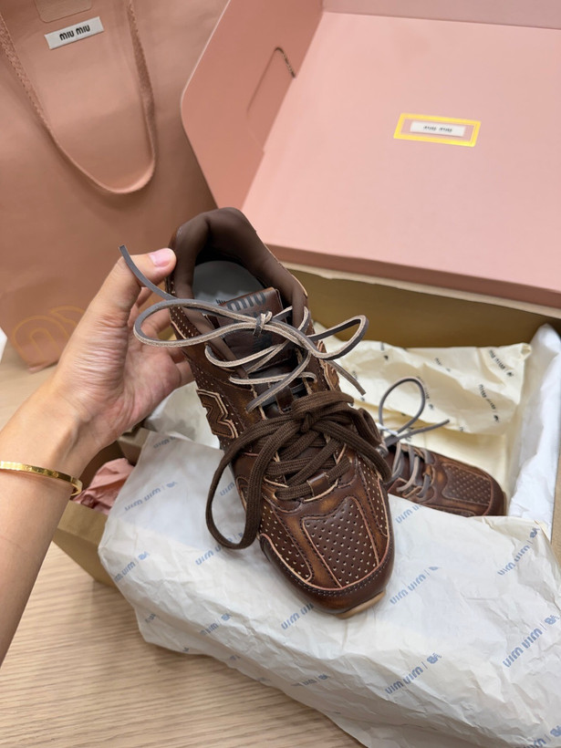 اسنیکر زنانه برند MiuMiu✖️newBalance