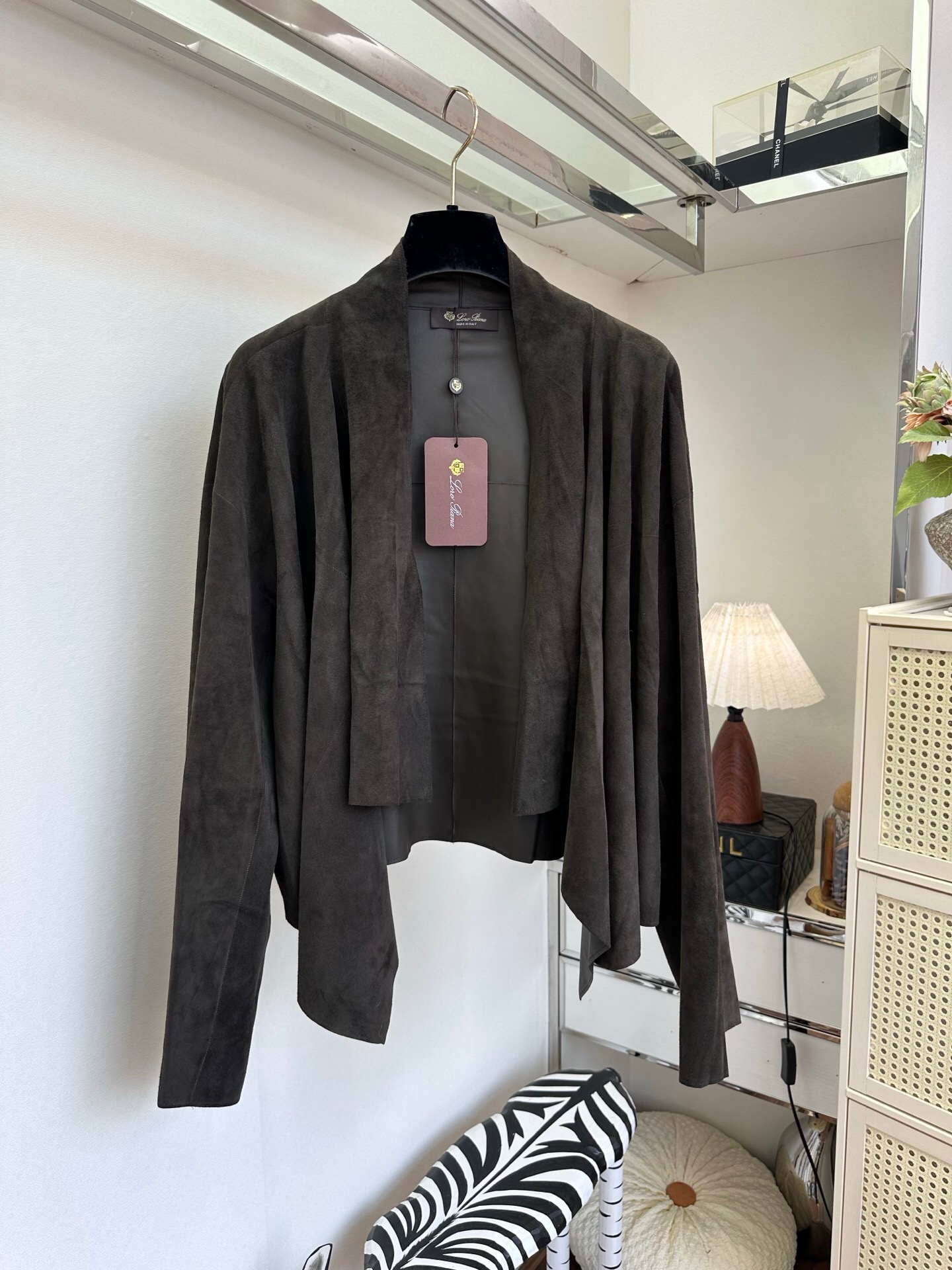 کت چرم زنانه برند Loro Piana