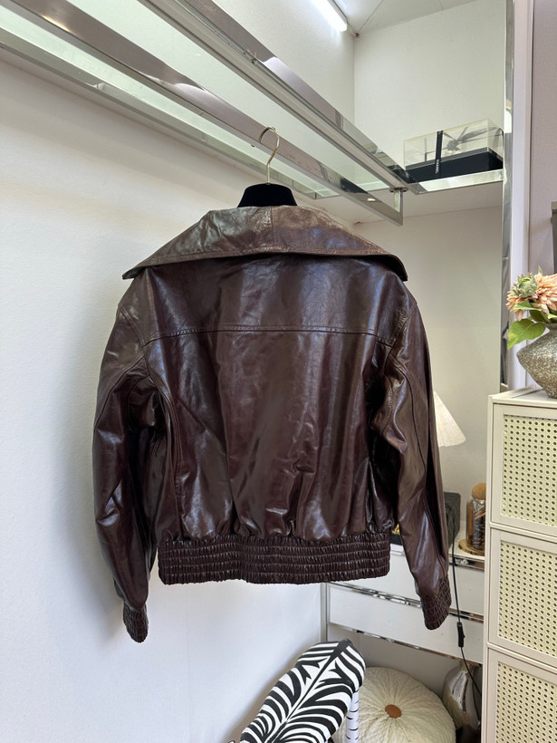 کاپشن چرم زنانه برند Loro Piana