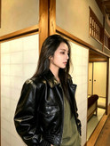 کاپشن چرم زنانه برند Loro Piana