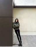 کاپشن چرم زنانه برند Loro Piana
