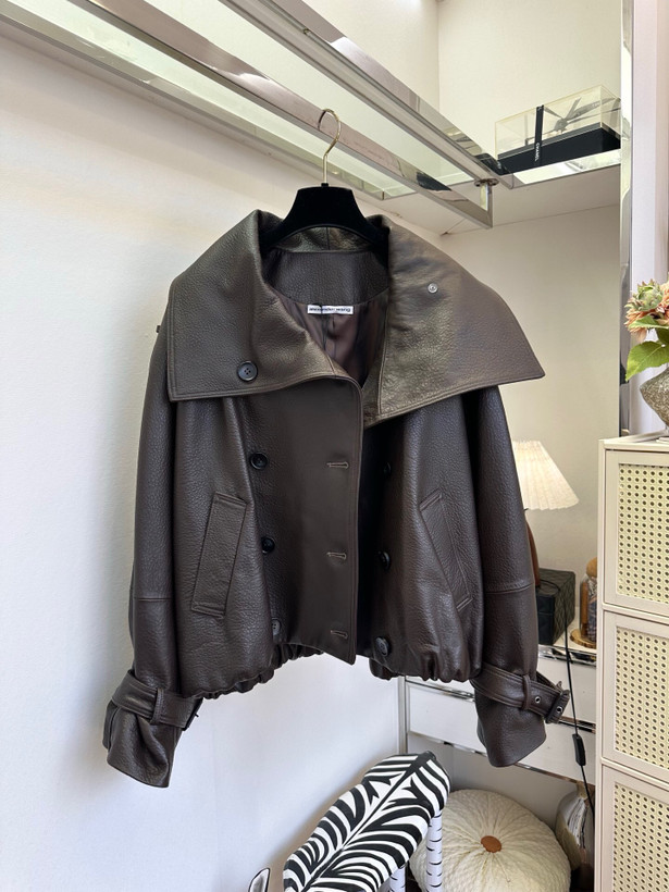 کت چرم زنانه برند Alexander wang