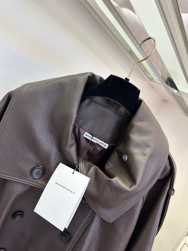 کت چرم زنانه برند Alexander wang