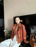 کت چرم زنانه برند Alexander wang