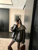 کت چرم زنانه برند Alexander wang