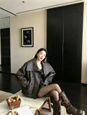 کت چرم زنانه برند Alexander wang
