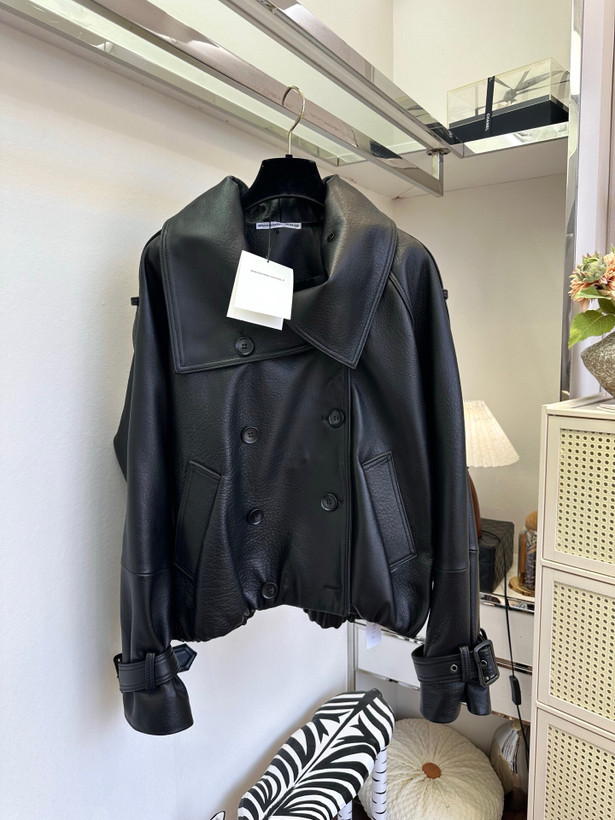 کت چرم زنانه برند Alexander wang