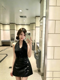 دامن چرم برند Chanel
