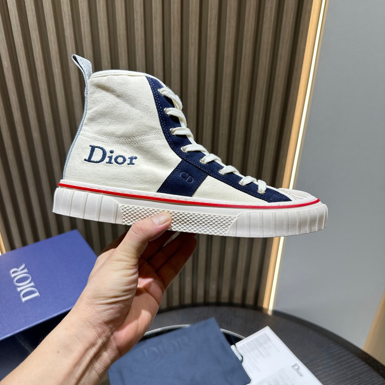کفش کتانی ساقدار برند Dior مدل Hooper