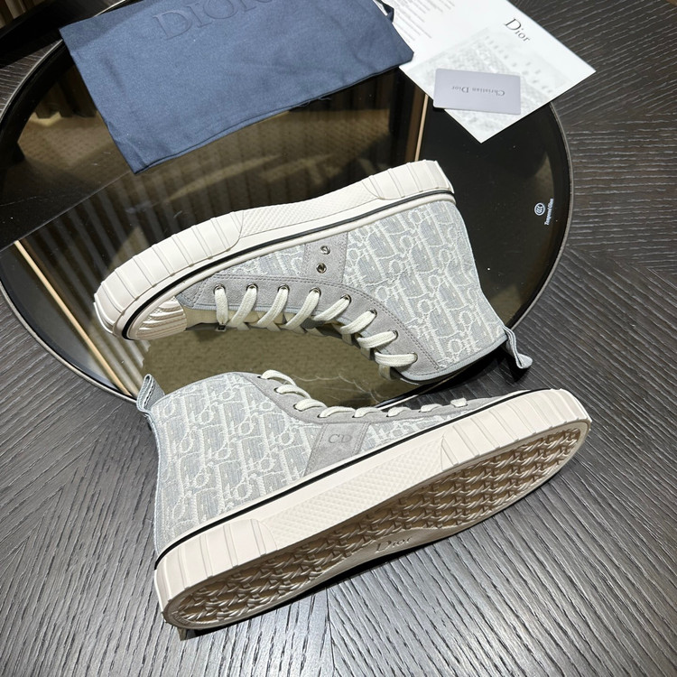 کفش کتانی ساقدار برند Dior مدل Hooper
