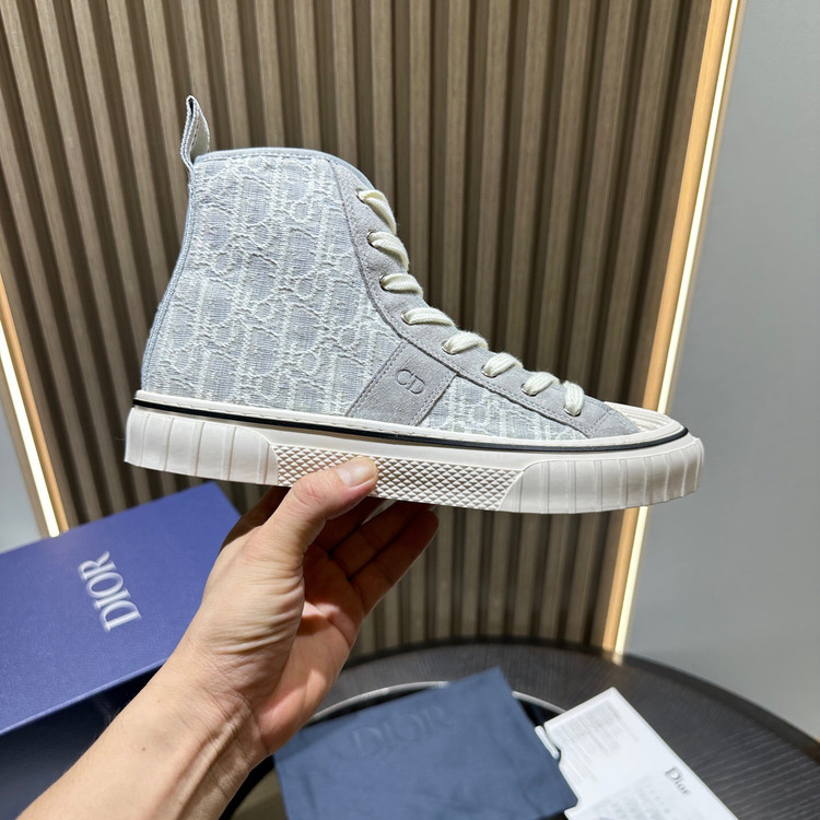 کفش کتانی ساقدار برند Dior مدل Hooper