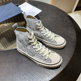 کفش کتانی ساقدار برند Dior مدل Hooper
