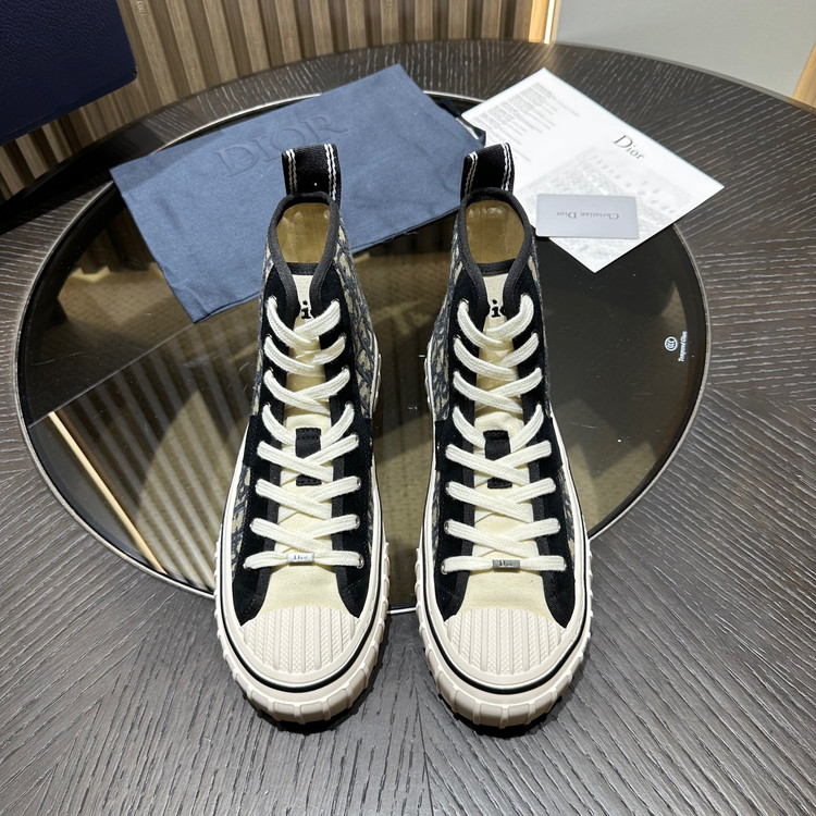 کفش کتانی ساقدار برند Dior مدل Hooper