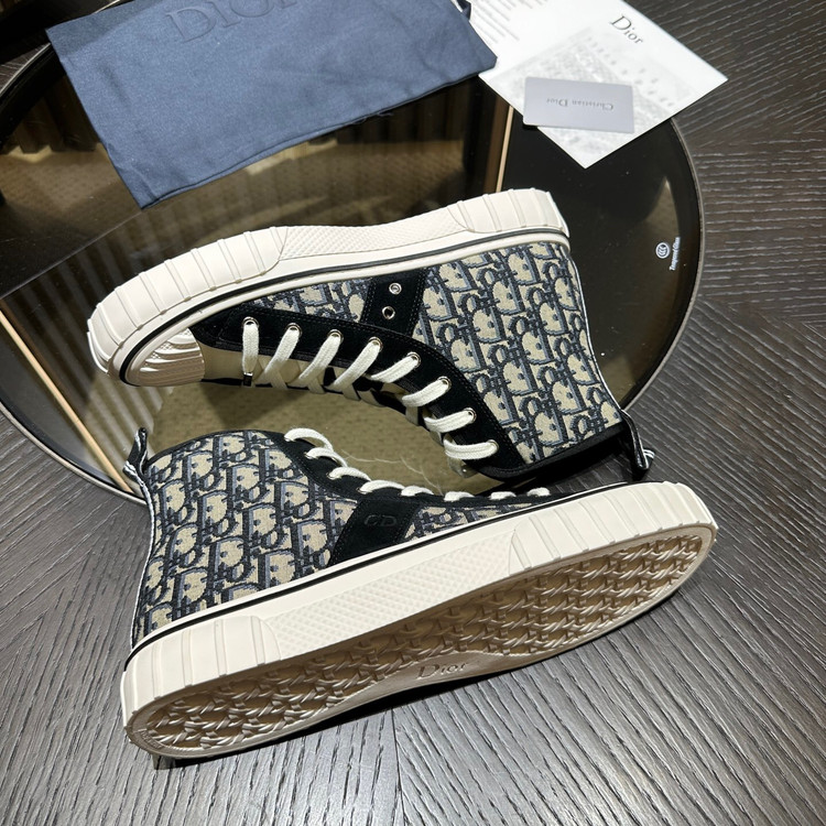 کفش کتانی ساقدار برند Dior مدل Hooper