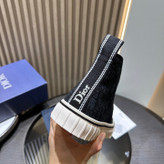 کفش کتانی ساقدار برند Dior مدل Hooper