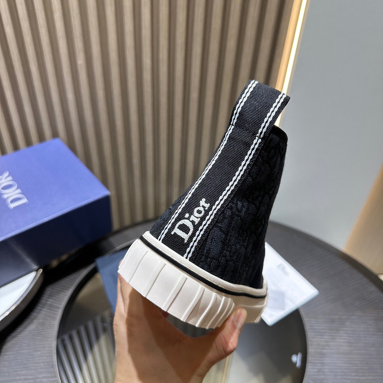 کفش کتانی ساقدار برند Dior مدل Hooper