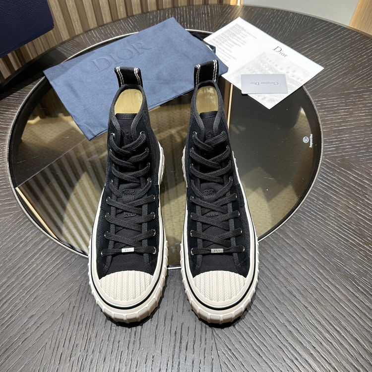 کفش کتانی ساقدار برند Dior مدل Hooper