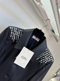 کت چرم زنانه برند Alexander McQueen