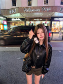 کت چرم زنانه برند Prada