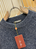 بافت یقه گرد مردانه برند Loro piana