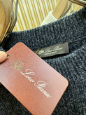 بافت یقه گرد مردانه برند Loro piana