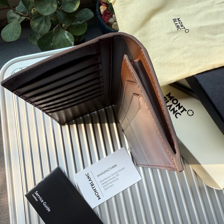 کیف پول چرم برند MontBlanc