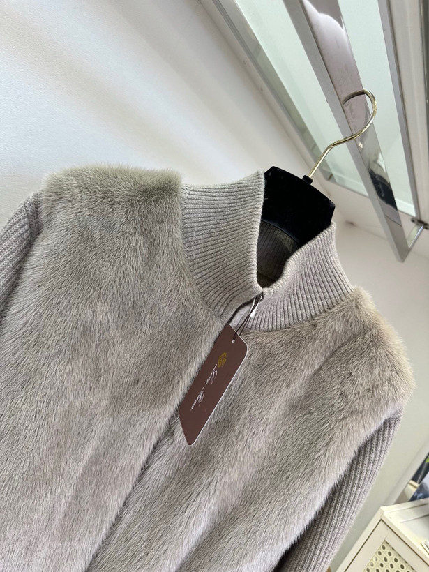 ژاکت زنانه پوست سمور وارداتی برند Loro Piana