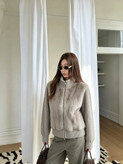 ژاکت زنانه پوست سمور وارداتی برند Loro Piana